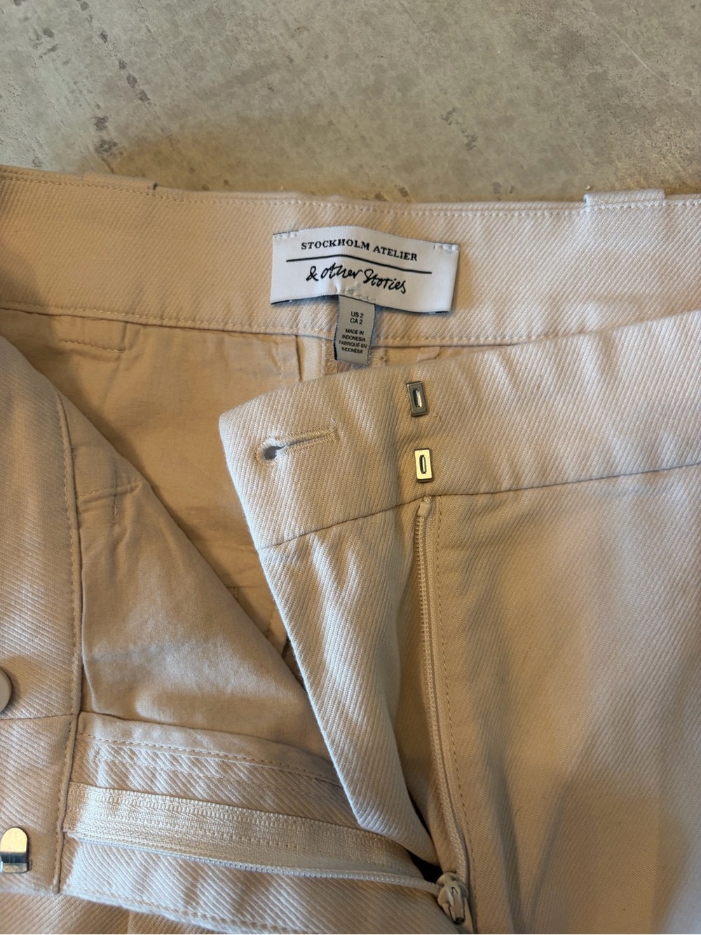 & Other Stories Light Beige Men’s Chinos